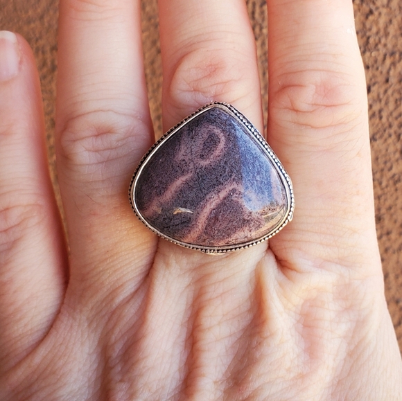 New Mookaite Jasper 925 Silver Ring. - Picture 11 of 16